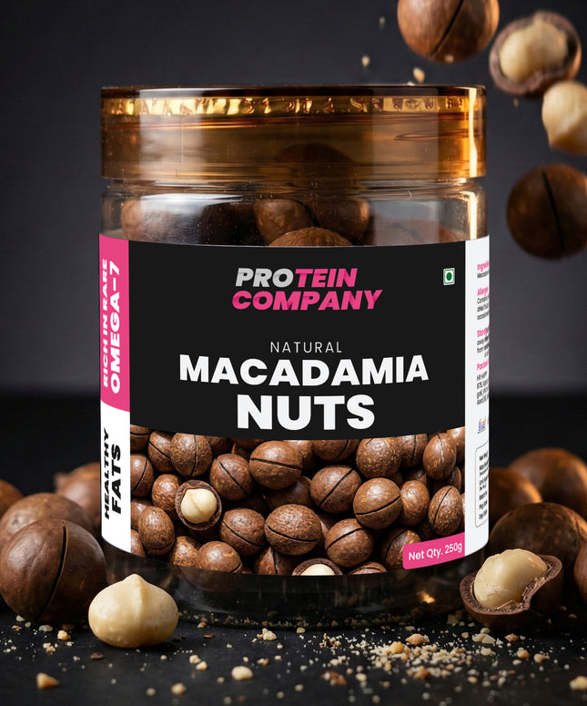 Premium Macadamia Nuts – High Protein Healthy Snack | Protein Company